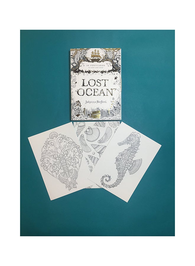 Lost Ocean: 36 Postcards To Color And Send paperback english - 31-May-16 - Image 2