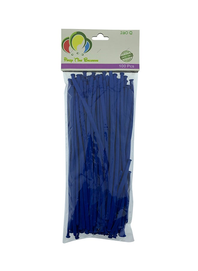 Party Time 100-Piece 260 Q Long Balloon Set 12inch 