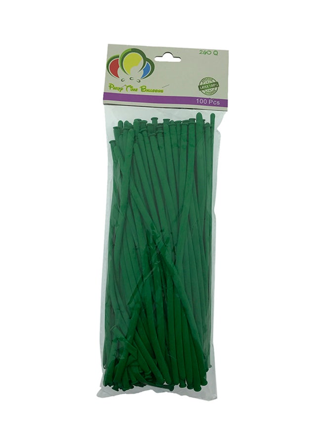 بارتي تايم مجموعة من البالونات الطويلة بحجم 260 Q من 100 قطعة 12بوصة