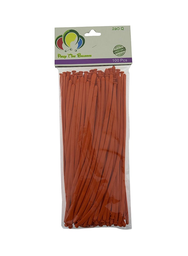 بارتي تايم مجموعة بالونات طويلة مكونة من 100 قطعة 12بوصة