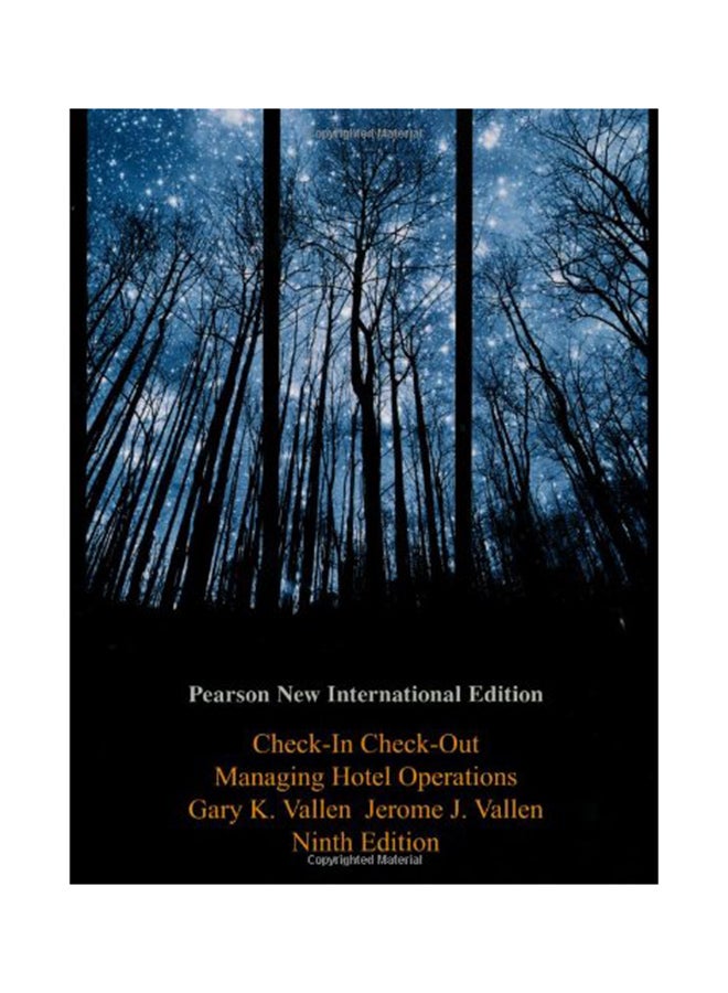 Check-In Check-Out: Managing Hotel Operations Paperback English by Gary K. Vallen - 9/9/2013 