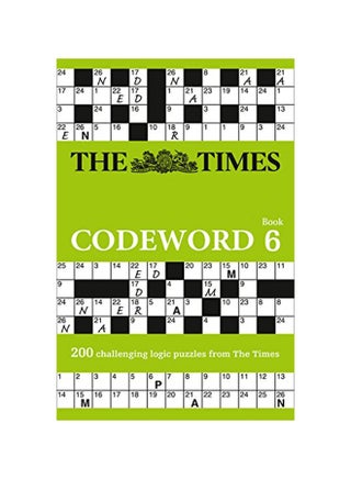 The Times Codeword 6 Paperback English by The Times Mind Games - 10/1/2015 - v1530106906/N15420531A_1