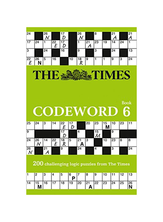 The Times Codeword 6 Paperback English by The Times Mind Games - 10/1/2015