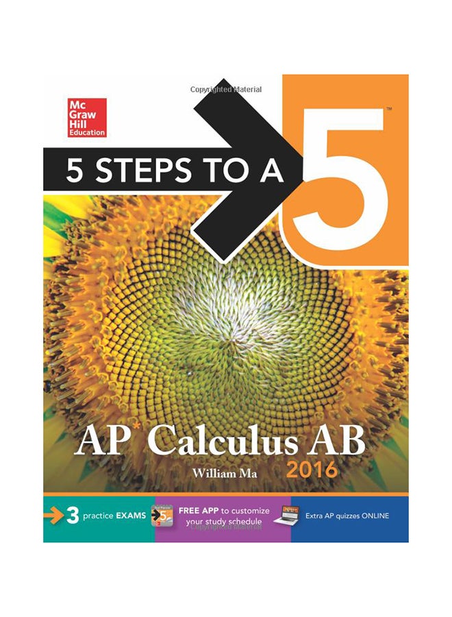 5 Steps To A 5 AP Calculus AB 2016 Paperback English by William Ma - 8/1/2015 