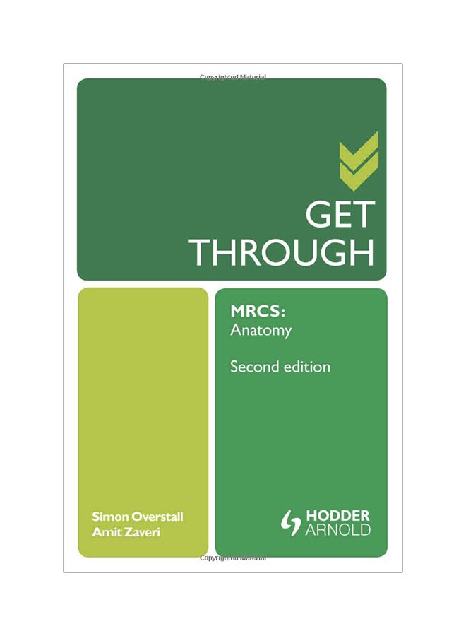 اجتز اختبار عضوية الكلية الملكية للجراحين MRCS: التشريح غلاف ورقي الإنجليزية - 10/2/2012 