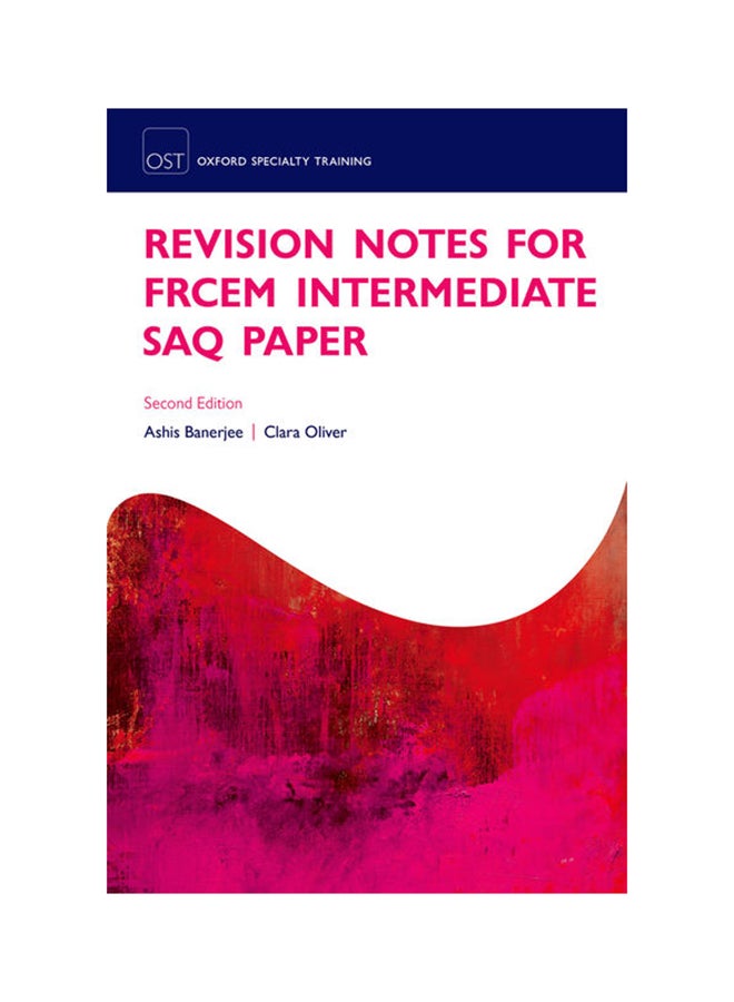 Revision Notes For The Intermediate FRCEM SAQ paperback english - 10/10/2017 