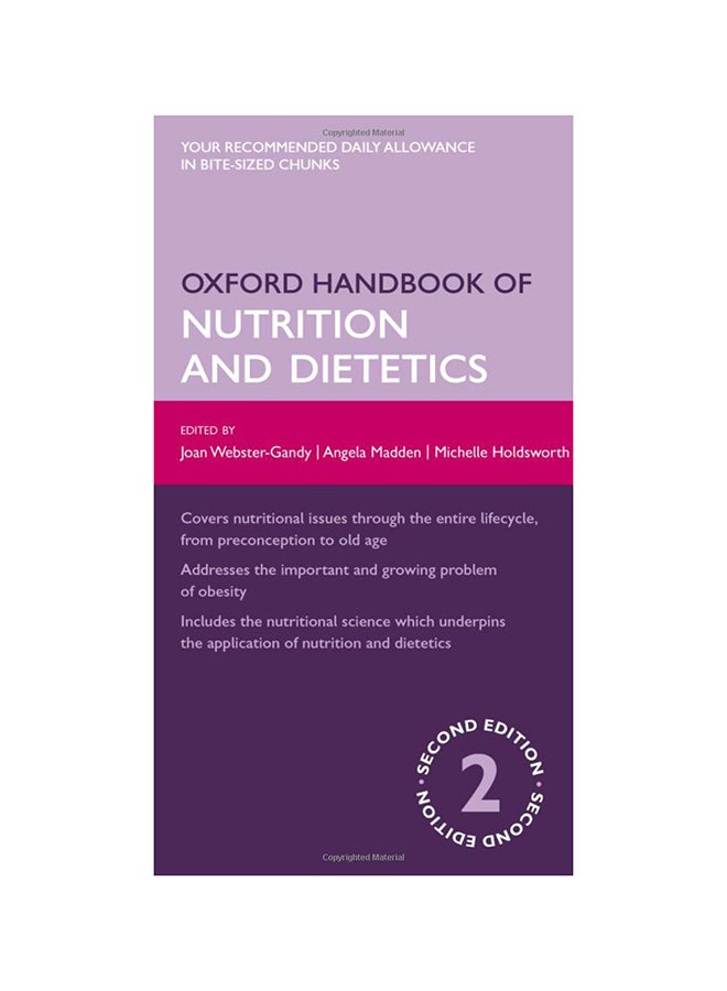Handbook Of Nutrition and Dietetics Paperback English - 2/20/2012