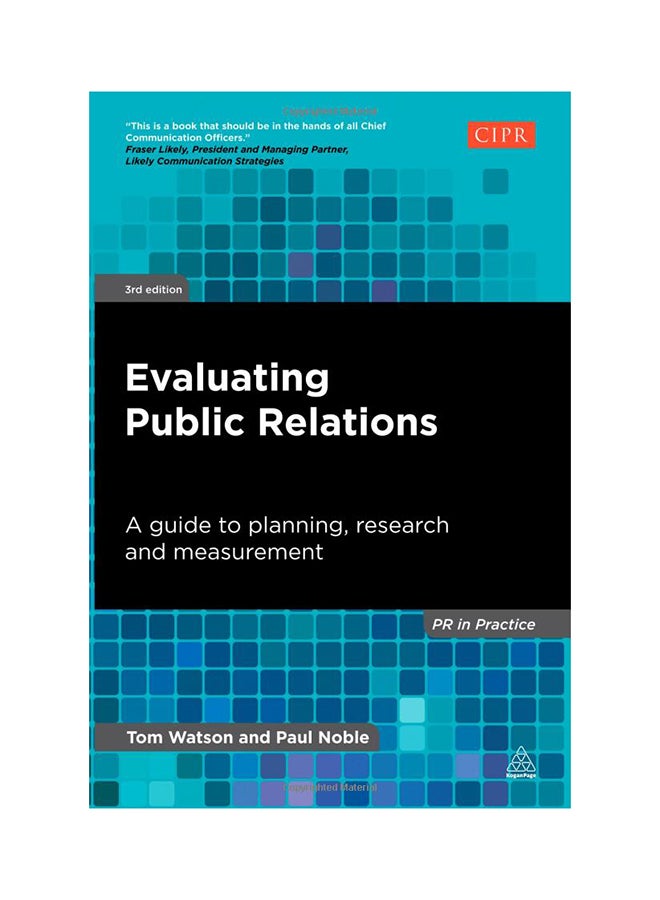 Evaluating Public Relations: A Guide To Planning, Research And Measurement Paperback English by Paul Noble - 6/28/2014