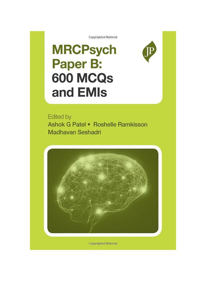 null - MRCPsych Paper B: 600 MCQs And EMIs Paperback English by Ashok G. Patel - 6/30/2017 - Image 1