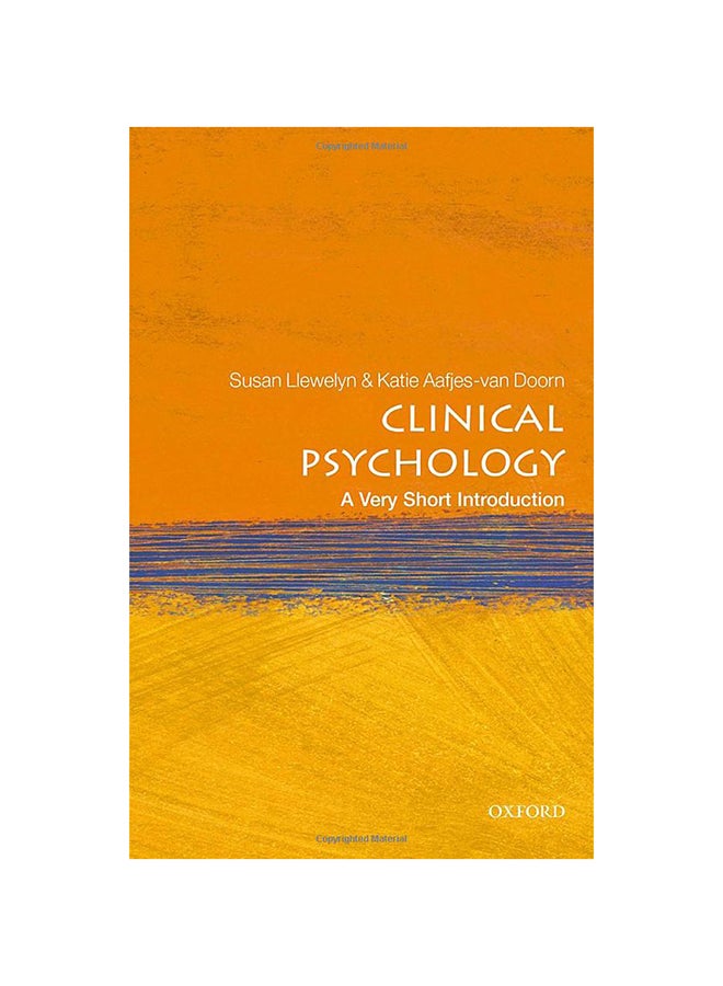 Clinical Psychology: A Very Short Introduction Paperback English by Susan Llewelyn - 6/14/2017 