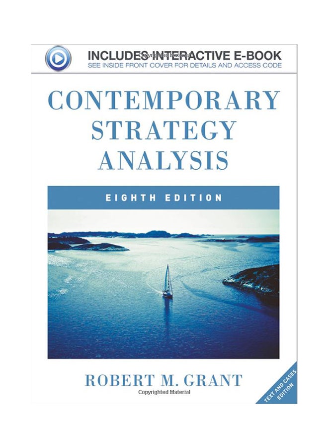 Contemporary Strategy Analysis Paperback English by Robert M. Grant - 1/10/2013 