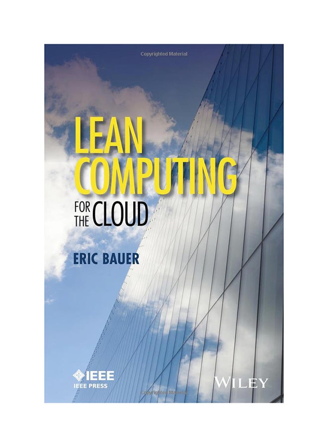 Lean Computing For The Cloud Hardcover English by Eric Bauer - 6-May-16