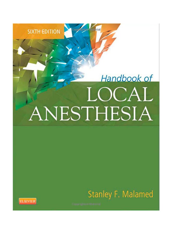 Handbook Of Local Anesthesia Paperback English by Stanley F. Malamed - 6/12/2012 