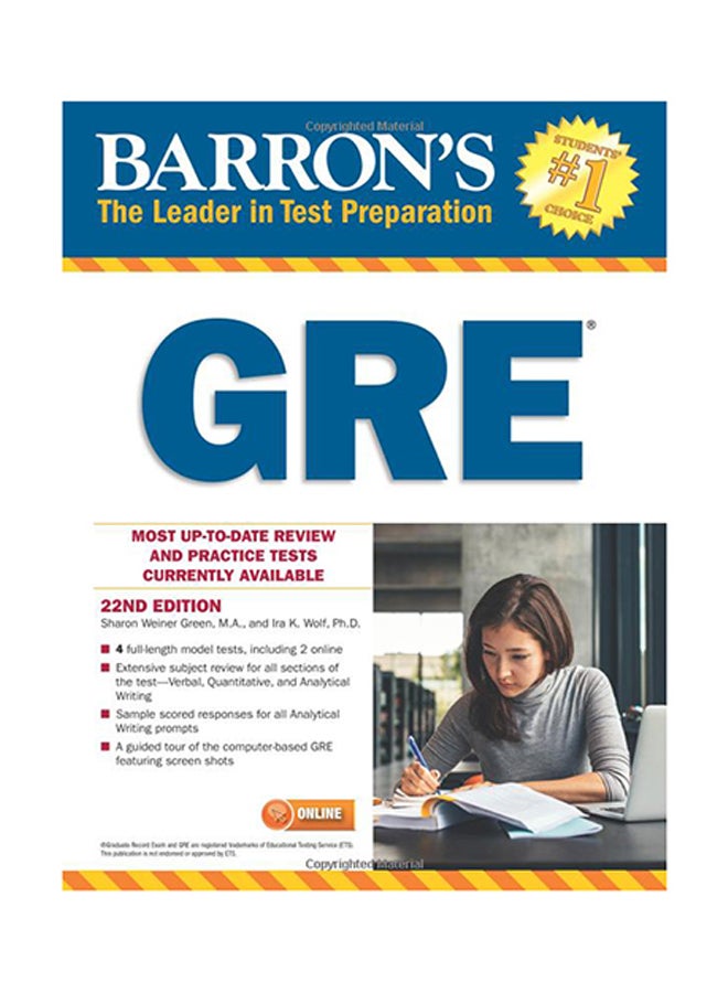 GRE paperback english - 8/1/2017