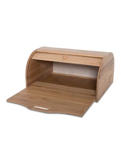 ALBERTO Bread Box With Movable Board Brown 40x20x32centimeter  - Image 2