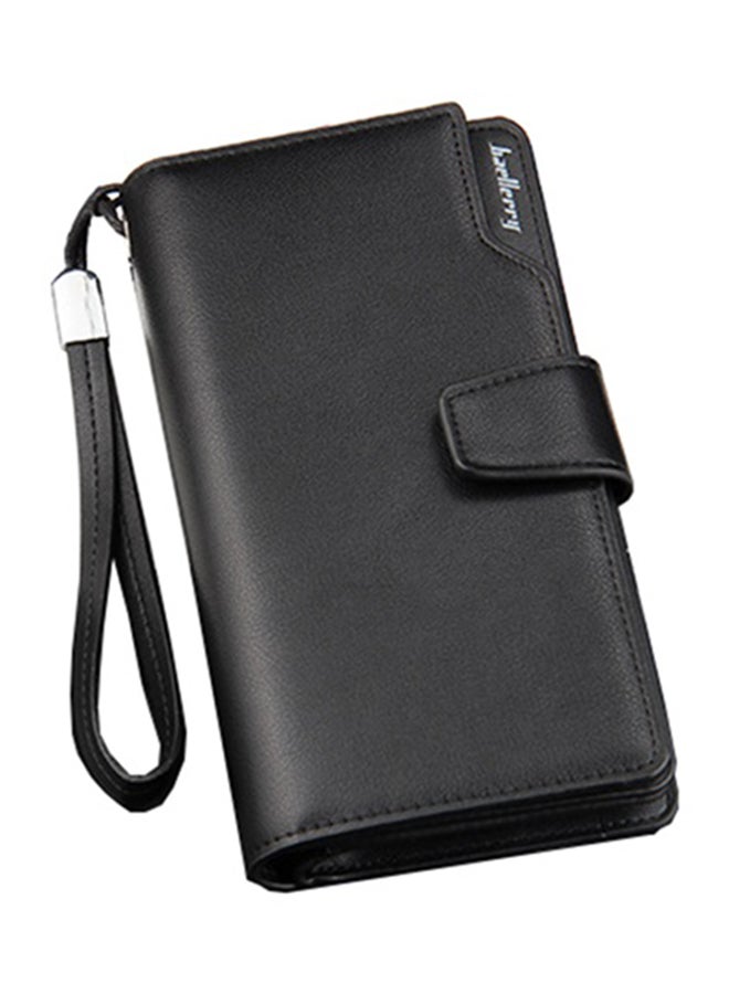 baellerry Bifold Business Leather Wallet Black  - Image 1