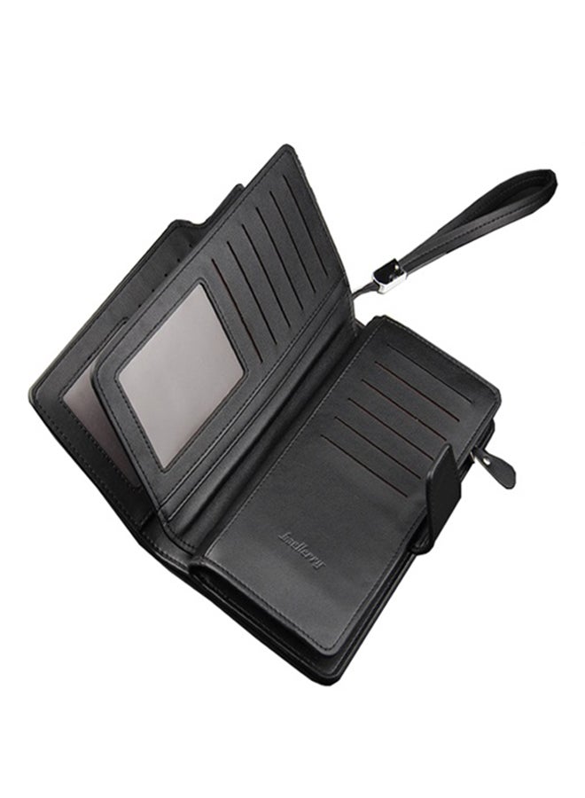 baellerry Bifold Business Leather Wallet Black  - Image 3