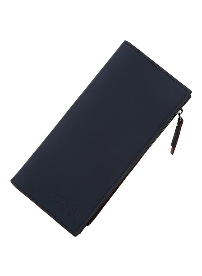 BOGESI Long Leather Wallet Blue - Image 1