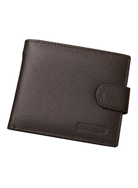 Bi-Fold Leather Wallet Brown