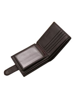 JINBAOLAI Bi-Fold Leather Wallet Brown  - Image 2