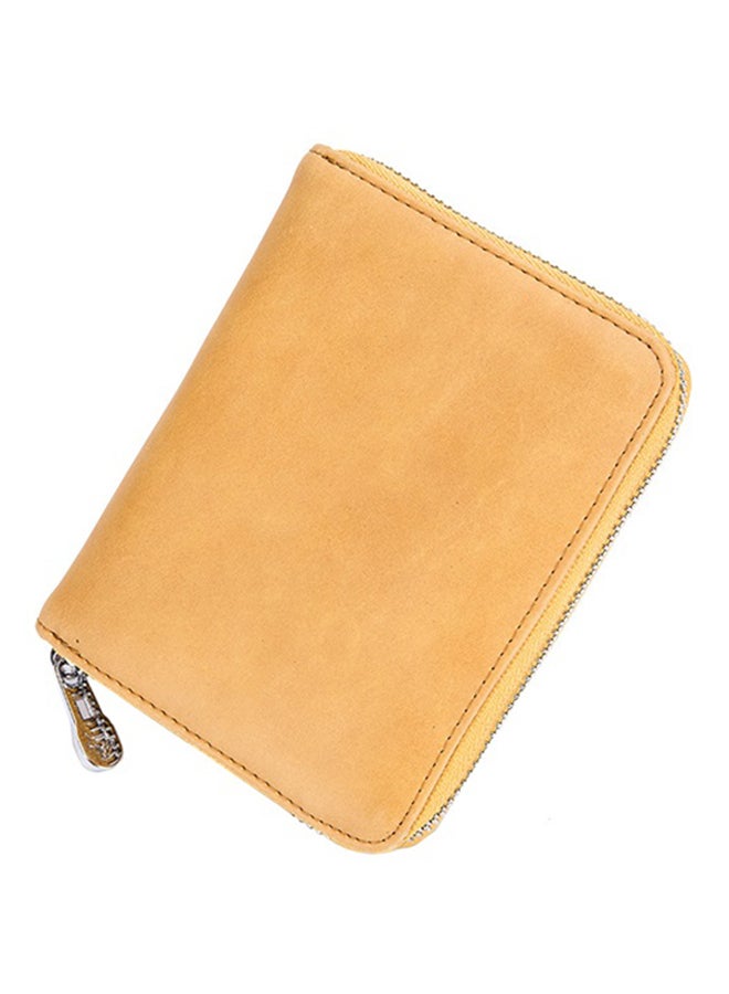 Zip Around Wallet Yellow - Image 1