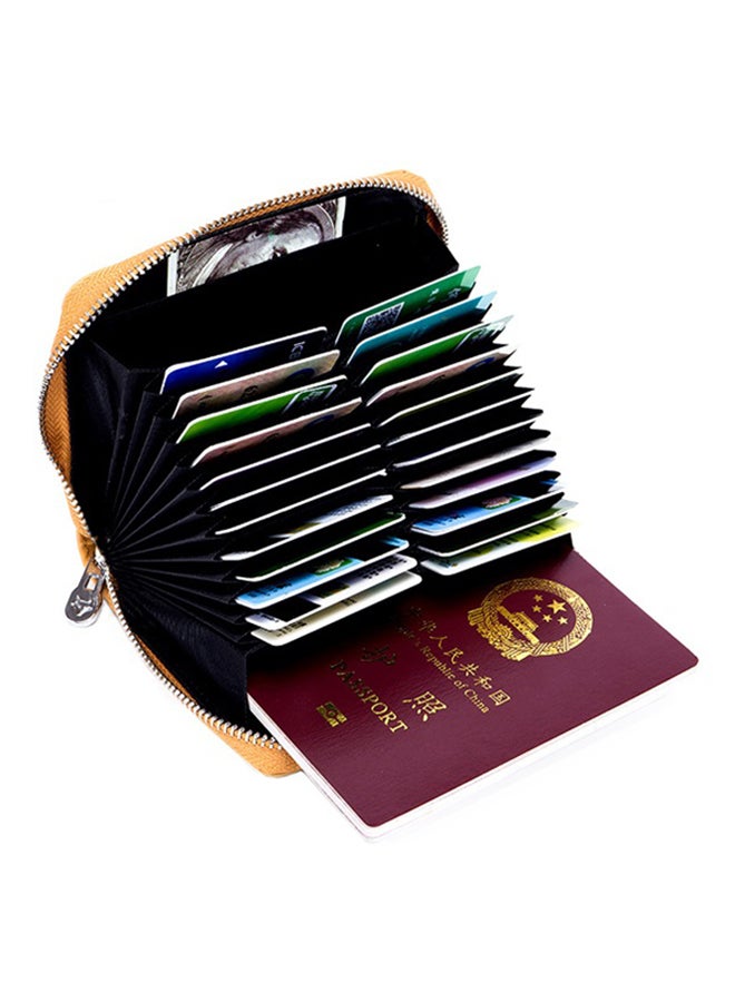 Zip Around Wallet Yellow - Image 3