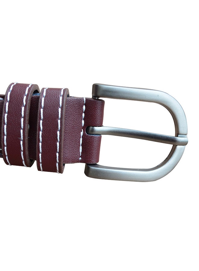 Pin Buckle Belt Dark Brown  - Image 2