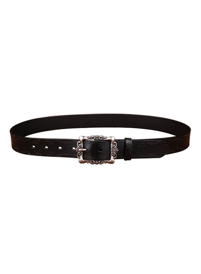 Vintage Floral Belt Black  - Image 3