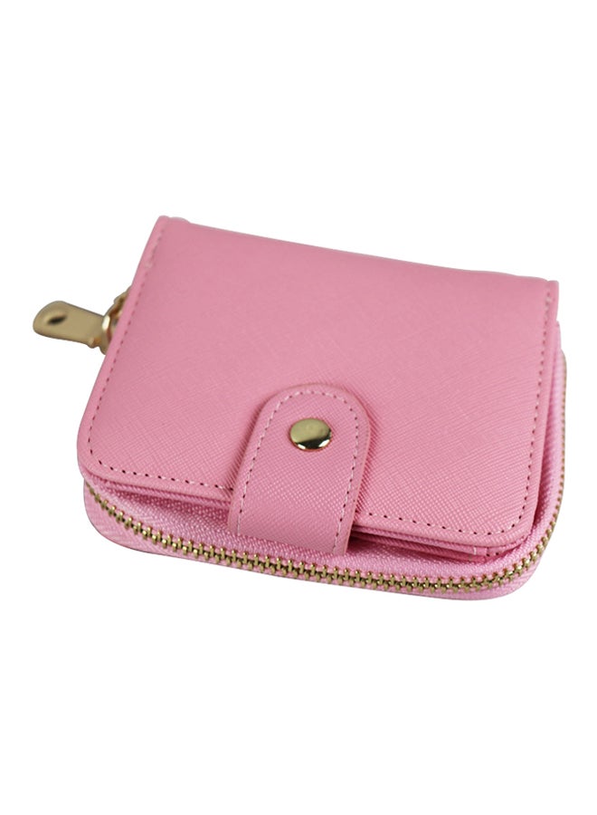 Generic Mini Bifold Leather Wallet Pink  - Image 4