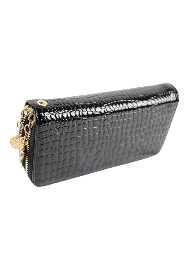 Generic - Double Zipper Wallet Black - Image 1