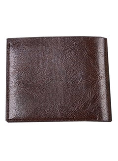 Jeep Short Bifold Synthetic Leather Wallet With Credit Card Holder Dark Brown  - Image 2