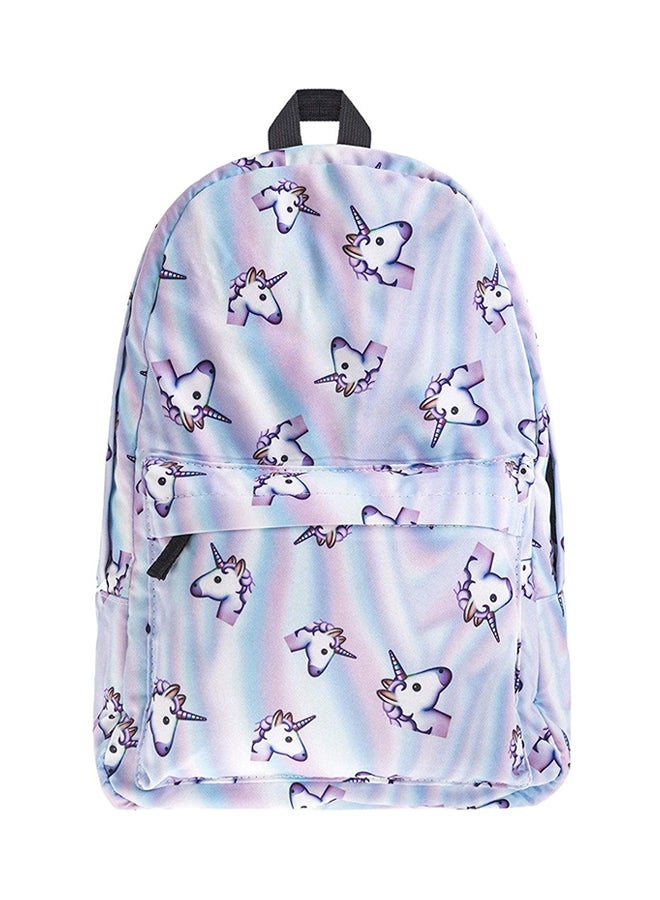 Generic - 3D Printed Zip Closure Backpack Multicolour - Image 1