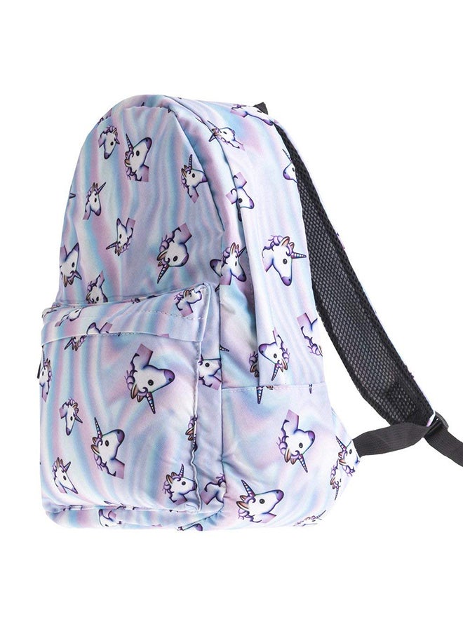 Generic - 3D Printed Zip Closure Backpack Multicolour - Image 1