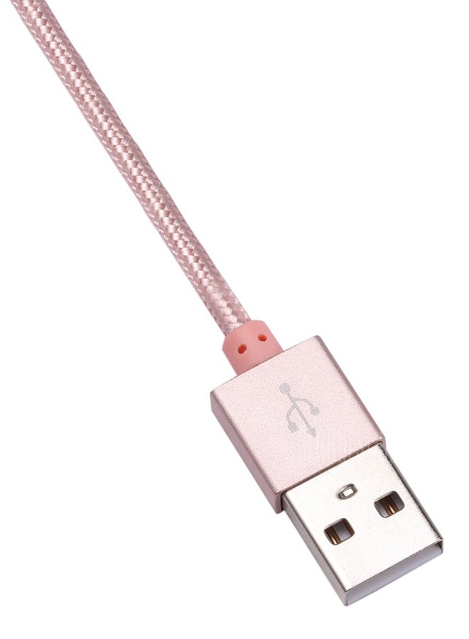 Awei Micro USB Data Sync And Charging Cable Rose Gold - Image 3