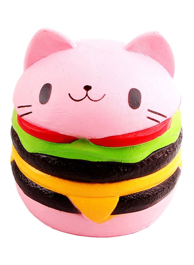 QiaoKai Cat Burger Designed Squishy Toy - Image 1