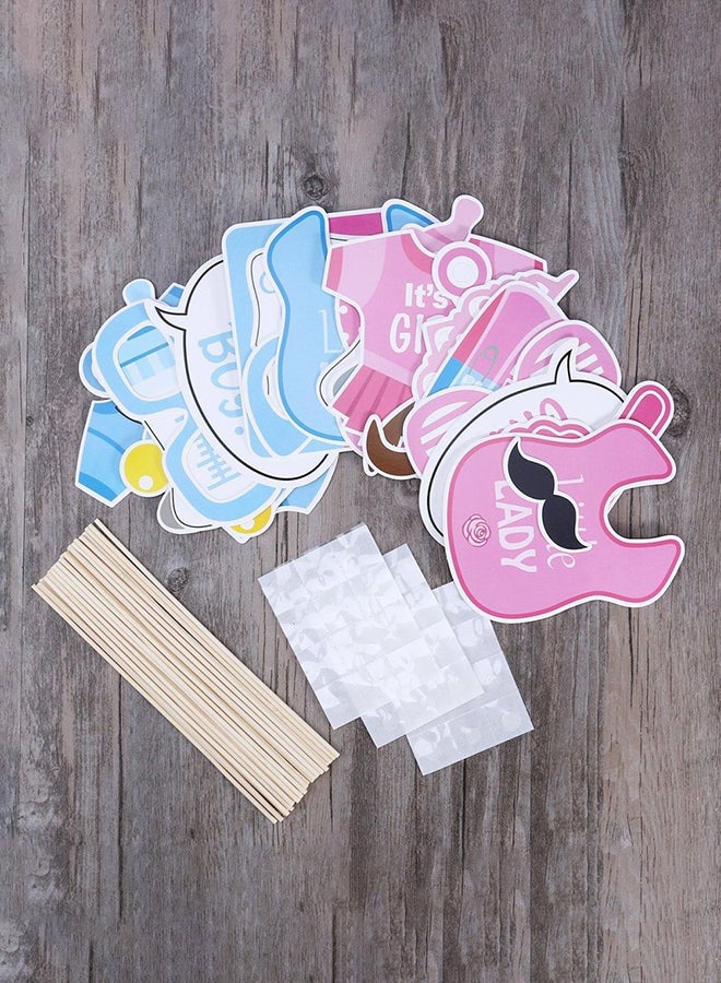QiaoKai 30-Piece Baby Shower Photo Booth Props  - Image 5