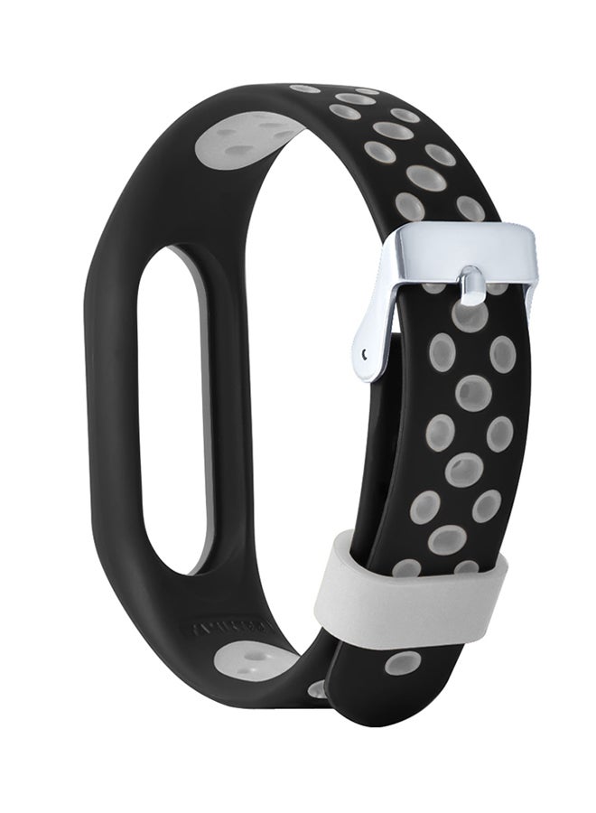 Replacement Band For Xiaomi Mi Band 2 Black/Grey  - Image 1