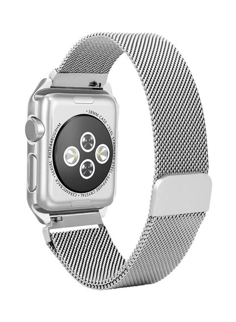 Replacement Band For Apple Watch Series 3/2/1 42mm Silver