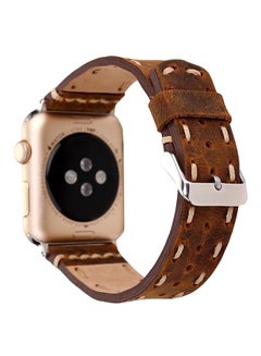 Replacement Band For Apple Watch Series 3/2/1 42mm Brown