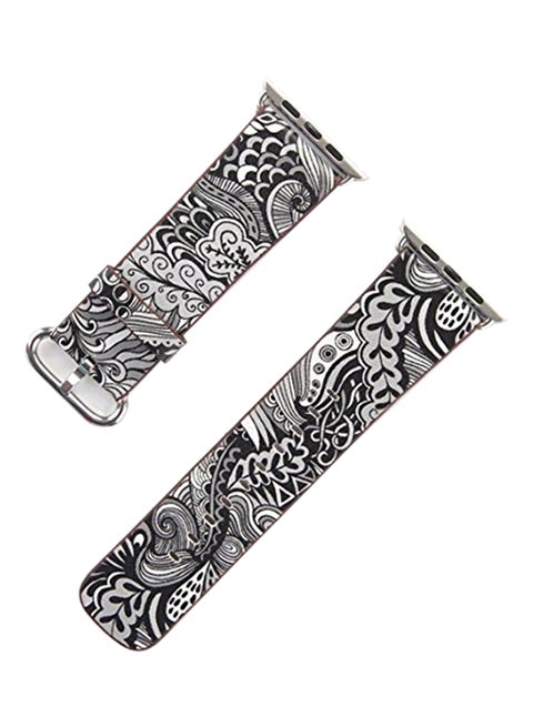 Replacement Band For Apple Watch Series 1/2/3 42 mm Black/White/Brown