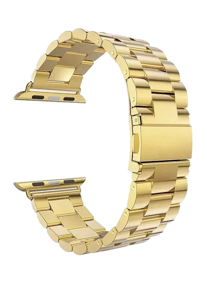 Replacement Strap For Apple Watch Series 1/2/3 42mm Gold - Image 1