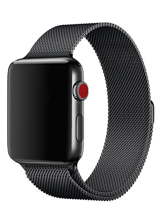 Generic - Replacement Watch Band For Apple Watch Series 3/2/1 42mm Black - Image 1