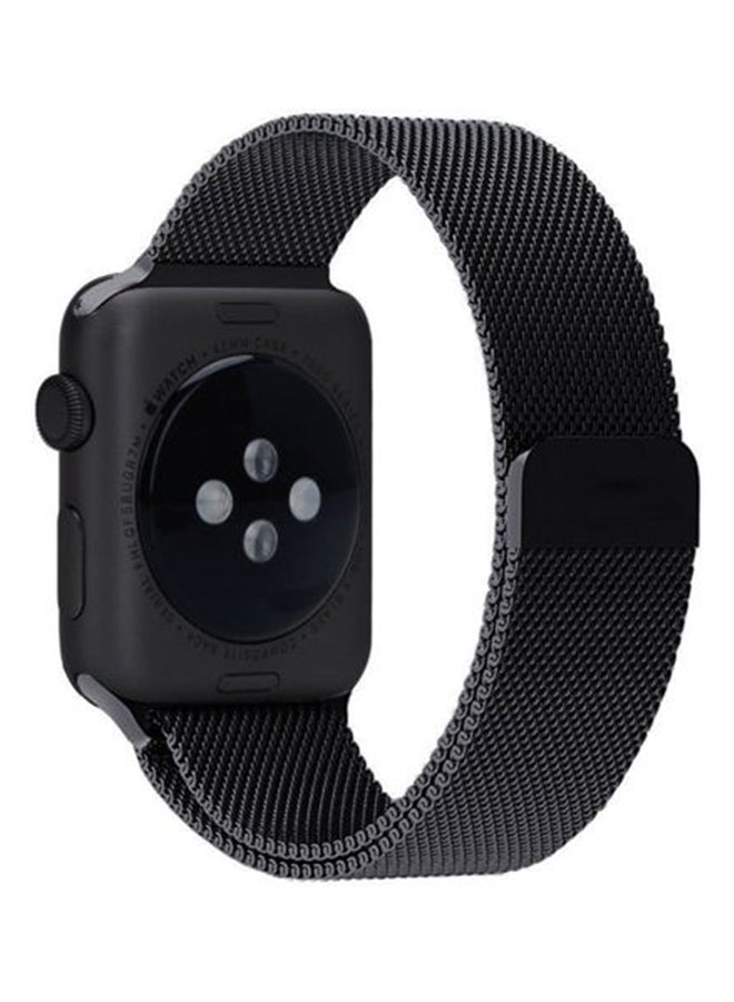 Generic - Replacement Band For Apple Watch Series 1/2/3 42mm Black - Image 1