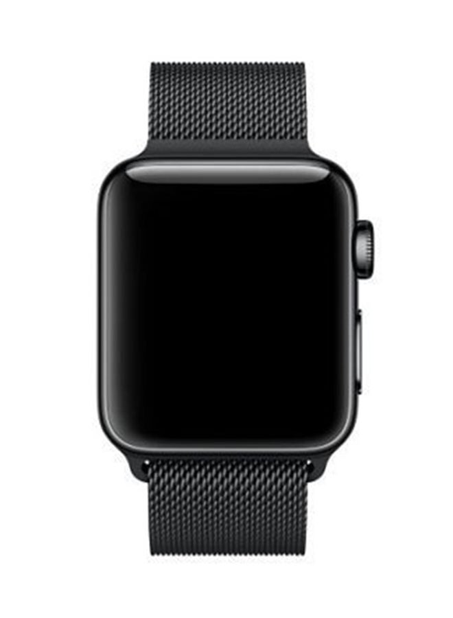 Generic - Replacement Band For Apple Watch Series 1/2/3 42mm Black - Image 1
