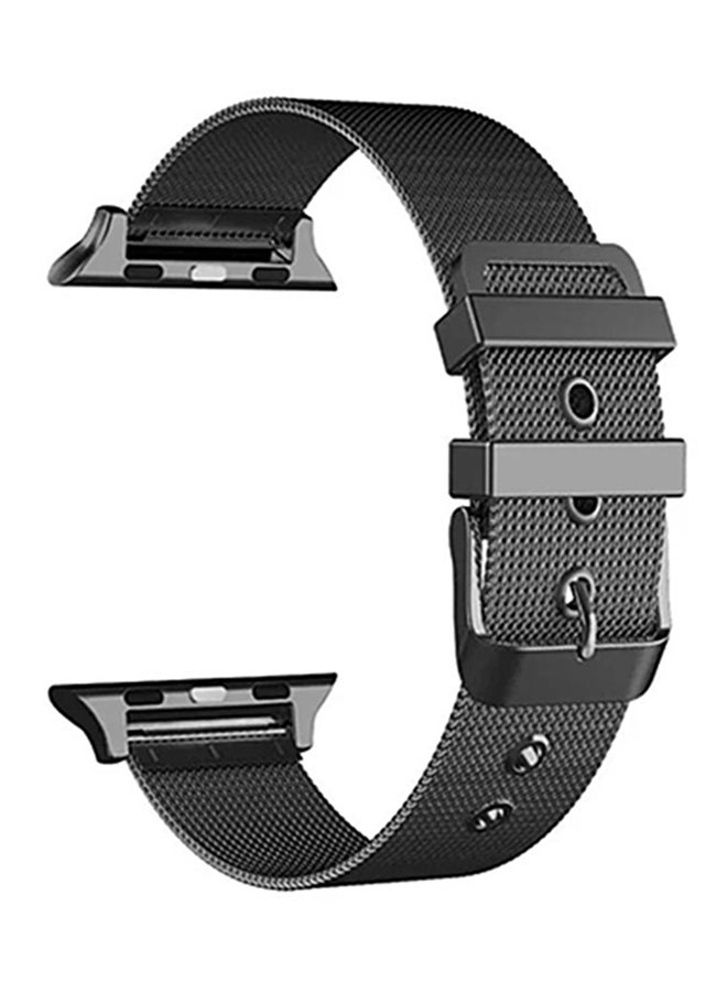 Replacement Band For Apple Watch Series 3/2/1 38mm Black - Image 1
