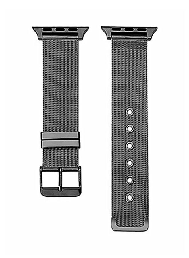 Replacement Band For Apple Watch Series 3/2/1 38mm Black - Image 2