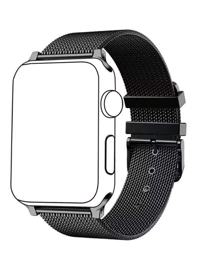 Replacement Band For Apple Watch Series 3/2/1 38mm Black - Image 3
