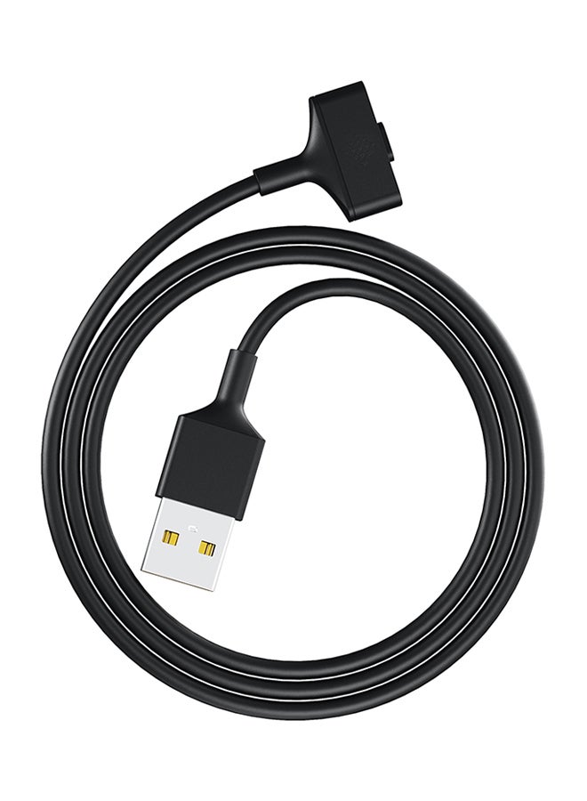 USB Charging Cable For Fitbit Ionic Black - Image 1