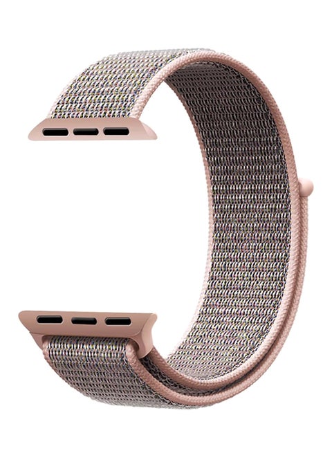 Replacement Band For Apple Watch Series 3/2/1 38mm Pink/Grey