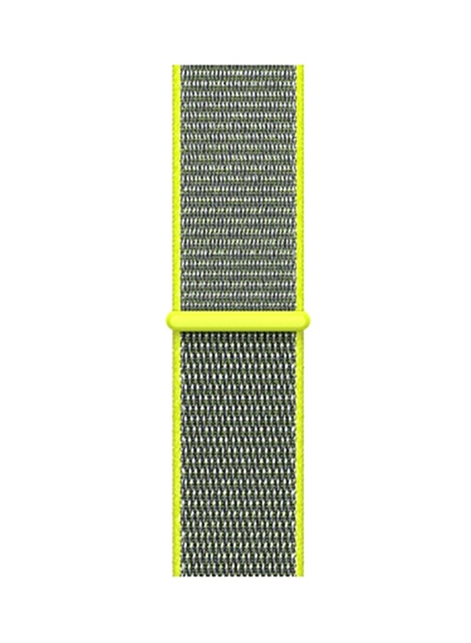 Generic - Replacement Band For Apple Watch Series 3/2/1 42mm Green/Grey - Image 1